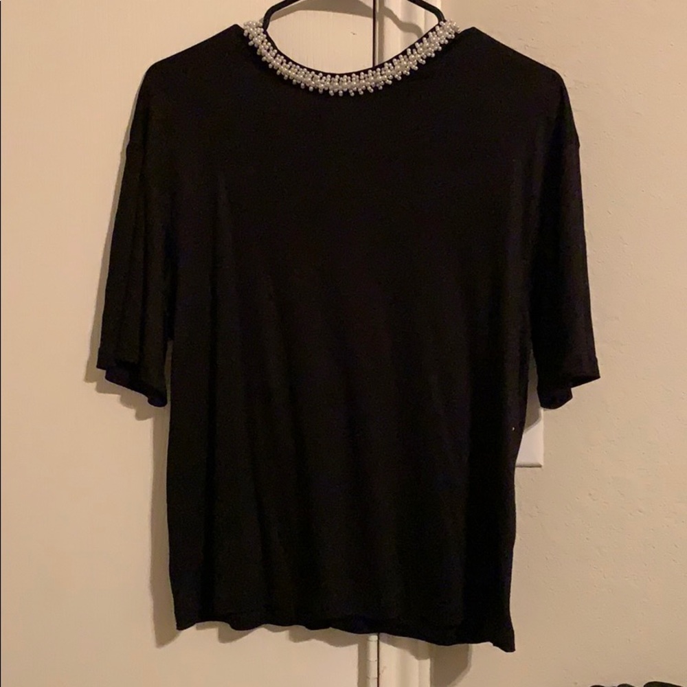 Pearl Accent H&M Blouse